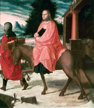 The Flight into Egypt by Unbekannt Unbekannt